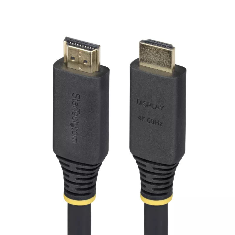 StarTech.com 10m (32.8ft) Aktywny kabel HDMI High Speed, 4K 60Hz/1440p 144Hz, HDR10/HDCP 2.2/ARC, 18Gbps, UHD HDMI 2.0 do TV/monitora/wyświetlacza, płaszcz TPE