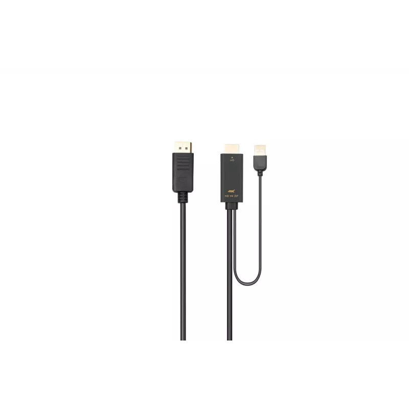 Kabel wideo Microconnect HDMI-DP-CON1 1 m HDMI Typ A (Standard) DisplayPort Czarny
