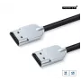 Microconnect HDMISUPERSLIM05M Kabel HDMI 0,5 m HDMI Typ A (Standard) Czarny, Metaliczny
