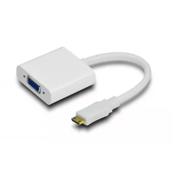 Microconnect HDMIVGA adapter kabla wideo, 15 m, VGA (D-Sub), HDMI Typ C (Mini), Czarny