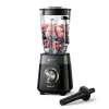 Blender stołowy Philips 5000 series HR3030/00 — szklany dzbanek 2 L, 1200 W, kruszenie lodu, czarny