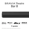 Sony BRAVIA Theatre Bar 8 – soundbar Dolby Atmos, 11 głośników, Wi-Fi, Bluetooth, mapowanie dźwięku przestrzennego 360