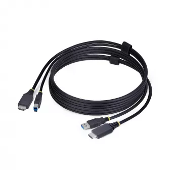 StarTech.com 6ft (1.8m) HDMI and USB 5Gbps KVM kabel, 4K 60Hz, HDMI 2.0 and USB Combo kabel for KVM Switches
