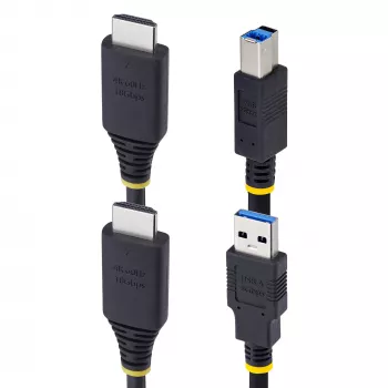 StarTech.com 6ft (1.8m) HDMI and USB 5Gbps KVM kabel, 4K 60Hz, HDMI 2.0 and USB Combo kabel for KVM Switches