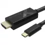 adapter kablowya Techly USB-C męski na HDMI 2.0 4K męski 2 m czarny