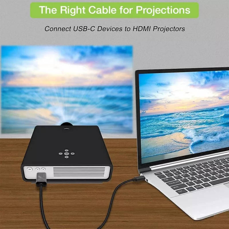 adapter kablowya Techly USB-C męski na HDMI 2.0 4K męski 2 m czarny