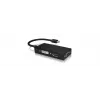 ICY BOX IB-AC1032 Mini DisplayPort DVI-D + VGA (D-Sub) + HDMI Czarny