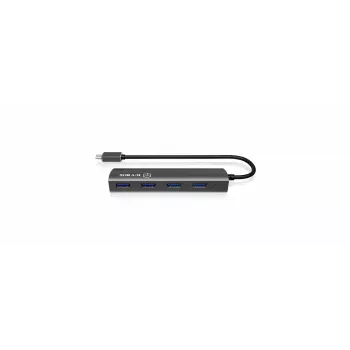 Hub interfejsowy RAIDSONIC IB-AC6405-C USB 3.2 Gen 1 Type-C Czarny