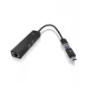 ICY BOX IB-HUB1439-LAN Wired USB 3.2 Gen 1 (3.1 Gen 1) Type-A Czarny