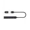 ICY BOX IB-HUB1439-LAN Wired USB 3.2 Gen 1 (3.1 Gen 1) Type-A Czarny