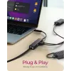ICY BOX IB-HUB1439-LAN Wired USB 3.2 Gen 1 (3.1 Gen 1) Type-A Czarny