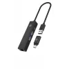 ICY BOX IB-HUB1439-LAN Wired USB 3.2 Gen 1 (3.1 Gen 1) Type-A Czarny