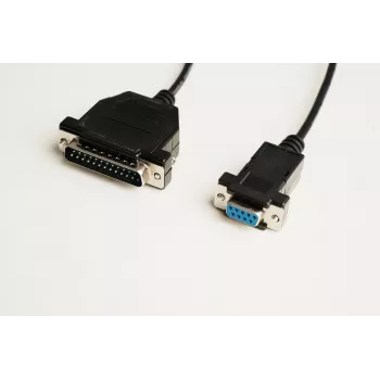 Microconnect IBM029B kabel szeregowy Czarny 3 m DB9 DB25