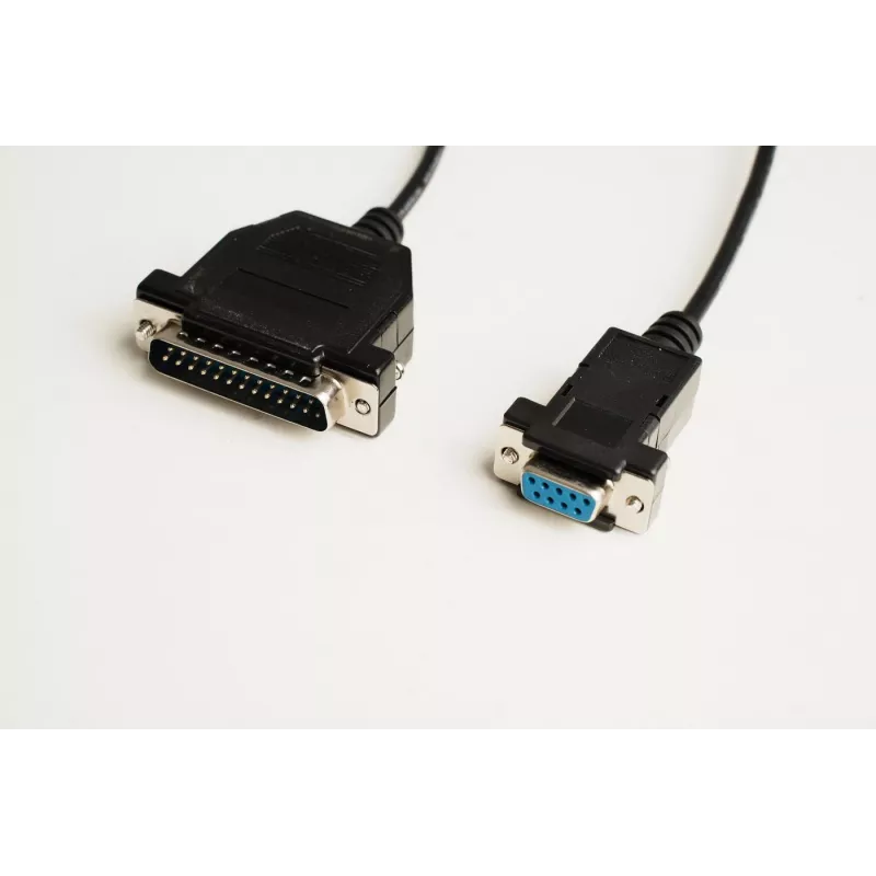 Microconnect IBM029B kabel szeregowy Czarny 3 m DB9 DB25