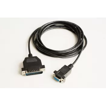 Microconnect IBM029B kabel szeregowy Czarny 3 m DB9 DB25