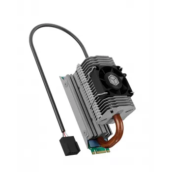 ICY BOX IB-M2HSF-705 Radiator/chłodzenie do dysku SSD 3 cm Srebrny 1 szt.