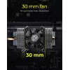 ICY BOX IB-M2HSF-705 Radiator/chłodzenie do dysku SSD 3 cm Srebrny 1 szt.