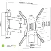 Techly 32-55 cali Uniwersalny Uchwyt Ścienny do Telewizora LCD Czarny