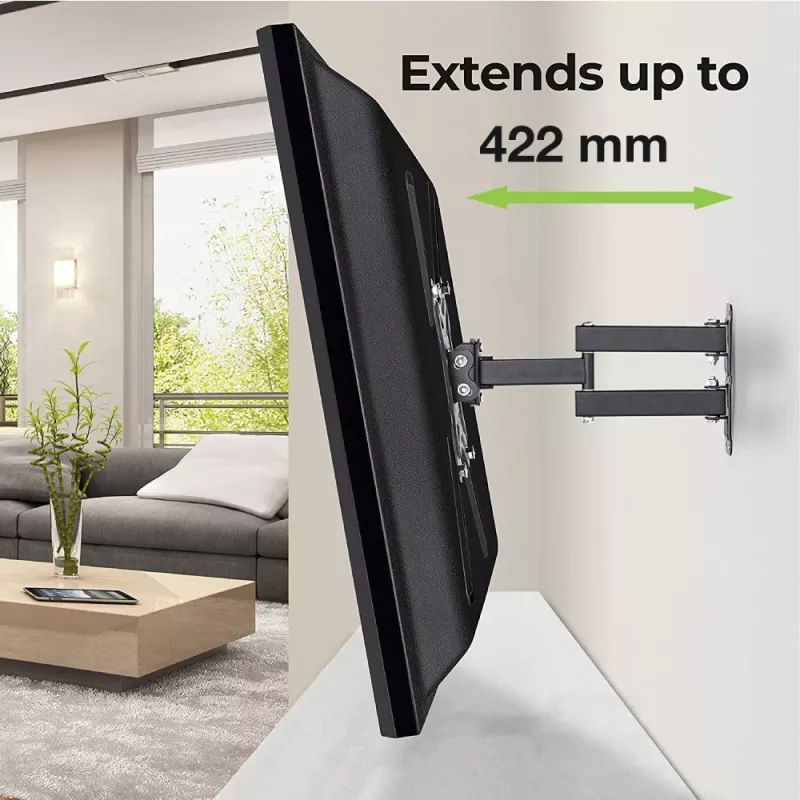 Techly 32-55 cali Uniwersalny Uchwyt Ścienny do Telewizora LCD Czarny