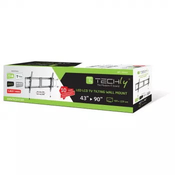 Techly ICA-PLB 590 uchwyt / stojak do telewizora 2.29 m (90 cali) Czarny