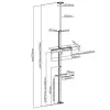 Techly ICA-TR32 uchwyt/stojak pod telewizor 177,8 cm (70 cali) srebrny