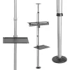 Techly ICA-TR32 uchwyt/stojak pod telewizor 177,8 cm (70 cali) srebrny