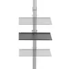 Techly ICA-TR32 uchwyt/stojak pod telewizor 177,8 cm (70 cali) srebrny