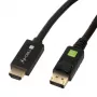 Kabel konwertera Techly 1 m DisplayPort na HDMI 1.2 4K ICOC DSP-H12-010