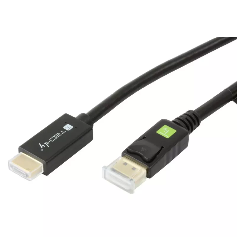 Kabel konwertera Techly 1 m DisplayPort na HDMI 1.2 4K ICOC DSP-H12-010