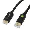 Kabel konwertera Techly 2m DisplayPort na HDMI 1.2 4K ICOC DSP-H12-020
