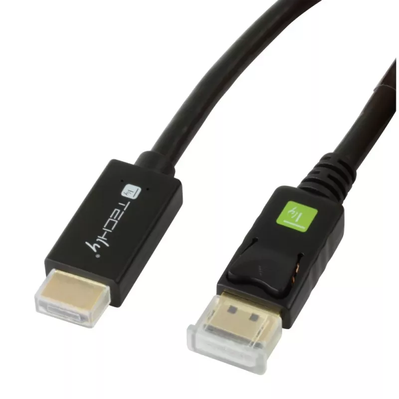 Kabel konwertera Techly 2m DisplayPort na HDMI 1.2 4K ICOC DSP-H12-020