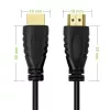 Kabel Techly HDMI 2.0 A/A M/M 9m czarny 18 Gbit/s 3D
