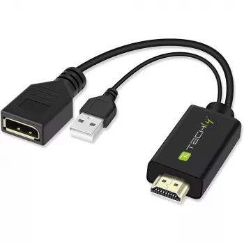 Konwerter sygnału wideo Techly ICOC HDMI-DP12A 4096x2160 120Hz