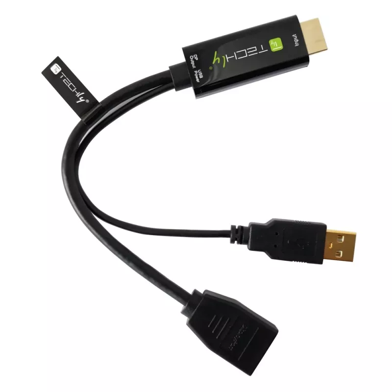 Konwerter sygnału wideo Techly ICOC HDMI-DP12A 4096x2160 120Hz