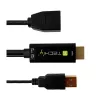 Konwerter sygnału wideo Techly ICOC HDMI-DP12A 4096x2160 120Hz