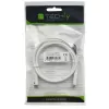 Techly ICOC-MU4-40G240W1 Kabel USB USB4 Gen 3x2 1 m USB C Biały
