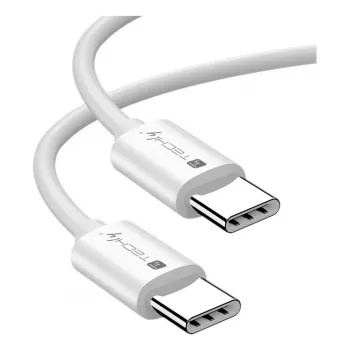Techly ICOC-MU4-40G240W1 Kabel USB USB4 Gen 3x2 1 m USB C Biały