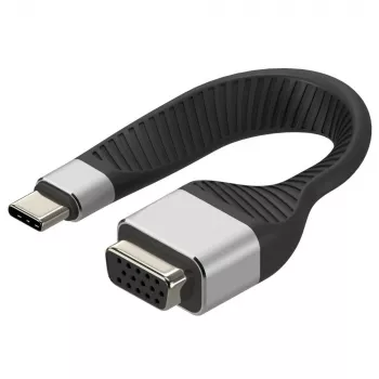 Kabel wideo / adapter Techly ICOC-USBC-VGA 0,12 m USB Typu-C na VGA (D-Sub)