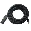 Techly ICUR30100G Kabel USB USB 3.2 Gen 1 (3.1 Gen 1) 10 m USB A Czarny