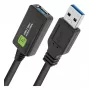 Techly ICUR3050G Kabel USB USB 3.2 Gen 1 (3.1 Gen 1) 5 m USB A Czarny