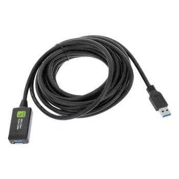 Techly ICUR3050G Kabel USB USB 3.2 Gen 1 (3.1 Gen 1) 5 m USB A Czarny
