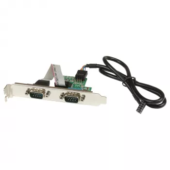 StarTech.com 24in Wewnętrzny adapter złącza USB na płycie głównej na 2 porty szeregowe RS232