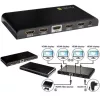 Techly Rozdzielacz HDMI 2.0 4K UHD 3D 4-drożny, HDMI, 4x HDMI, 3840 x 2160 pikseli, Czarny, 4K Ultra HD, 30 m