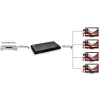 Techly Rozdzielacz HDMI 2.0 4K UHD 3D 4-drożny, HDMI, 4x HDMI, 3840 x 2160 pikseli, Czarny, 4K Ultra HD, 30 m