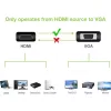 Techly Kabel konwerter adapter HDMI na VGA z audio IDATA HDMI-VGA2A
