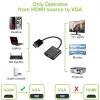 Techly Kabel Adapter Konwerter HDMI na VGA z Micro USB i Audio IDATA HDMI-VGA2AU