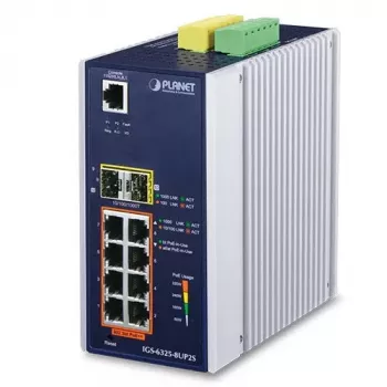Przełącznik zarządzalny L3 PLANET IGS-6325-8UP2S 8 portów Gigabit Ethernet PoE