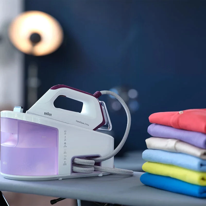 Braun IS3155VI 2400 W 2 L podeszwa EloxalPlus Fioletowy, Biały