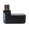Techly IUSB3-HUB3-ROTB koncentrator interfejsu USB 3.2 Gen 1 (3.1 Gen 1) Type-A 5000 Mbit/s Czarny