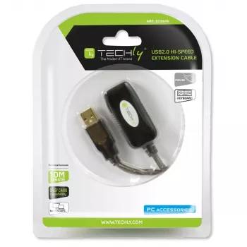 Przedłużacz aktywny USB 2.0 Hi-Speed 10m Techly IUSB-REP10TY